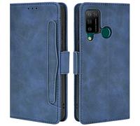 HualuBro Cover per Doogee N20 PRO, Flip Cover a Libro in Premium PU Pelle Magnetica Antiurto Case Portafoglio Custodia per Doogee N20 PRO Cover - Blu