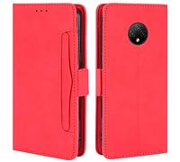 HualuBro Cover per DOOGEE X95, Flip Cover a Libro in Premium PU Pelle Magnetica Antiurto Case Portafoglio Custodia per DOOGEE X95 2020 Cover - Rosso