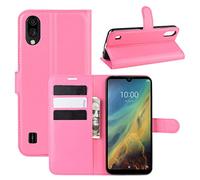 HualuBro Cover ZTE Blade A5 2020, Flip Cover a Libro in PU Pelle Antiurto Portafoglio Leather Case Custodia per ZTE Blade A5 2020 Cover (Rose)