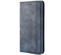 HualuBro Custodia per Blackview Wave 8C / Blackview Wave 8 / Oscal Flat 2, Flip Cover Portafoglio Magnetica in Retro PU Pelle a Libro TPU Antiurto Stand Case per Blackview Wave 8C Cover (Blu)