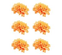 Huamengyuan Fermaglio per capelli da donna, vintage, con fiori rosa, con fiori, per capelli, per ragazze, donne, feste, spiaggia, matrimoni, 6 pezzi