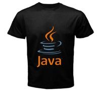 HUAMER Java Computer Programming Logo T-Shirt Black XL