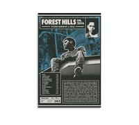 HUAMINGUKYYDS J Cole - Poster 2014 Forest Hills Dr; estetica della stanza, pittura a olio su tela, poster da appendere per album/film