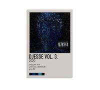 HUAMINGUKYYDS Jacob Collier Djesse Vol. 3 Poster; Room Aesthetics, Canvas Oil Painting, Album/Movie Poster Hanging Picture