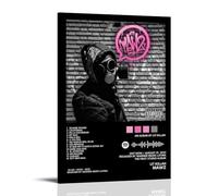 HUAMINGUKYYDS MAWZ - Poster illuminato con immagine di Killah, estetica della stanza, pittura a olio su tela, per album/film