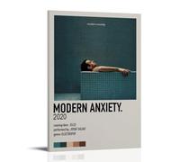 HUAMINGUKYYDS Modern Anxiety Josef Salvat Poster; Room Aesthetics, Canvas Oil Painting, Album/Movie Poster Hanging Picture