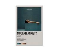 HUAMINGUKYYDS Modern Anxiety Josef Salvat Poster; Room Aesthetics, Canvas Oil Painting, Album/Movie Poster Hanging Picture