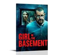 HUAMINGUKYYDS Poster con ragazza nel seminterrato; estetica della stanza, pittura a olio su tela, poster da appendere per album/film