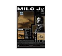 HUAMINGUKYYDS Poster da appendere con immagine di La vida era Rápida, Pero Yo Soy Más Lento Milo J, estetica della stanza, pittura a olio su tela, per album/film