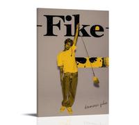 HUAMINGUKYYDS Poster Dominic Fike con estetica della stanza, pittura a olio su tela, poster da appendere per album/film