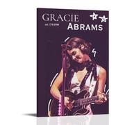 HUAMINGUKYYDS Poster Gracie Abrams, immagine da appendere con estetica della stanza, pittura a olio su tela, per album/film