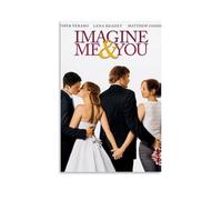 HUAMINGUKYYDS Poster Imagine Me & You; estetica della stanza, pittura a olio su tela, poster da appendere per album/film