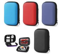 Huamirra Custodia per Uno,4 Pezzi Scatole per Carte da Gioco, Borsa da Trasporto Uno, Scatola Porta Carte da Gioco, per Una Varietà di Carte, Cuffie(Rosso, Viola, Nero, Azzurro)