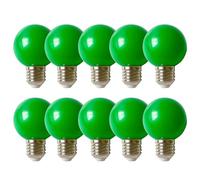 HUAMu 10XLampadina LED colorata E27,g60， colore LED 3W Edison Cap Nut LED, lampada a risparmio energetico a colori misti, 200LM, AC220V-240V, festività, feste, Natale