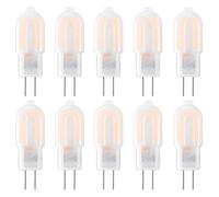 HUAMu Lampadina LED G4 da 2 W, equivalente a lampadina alogena da 20 W, luce bianca calda 3000 K, 200 lm, lampadina a LED piccola G4, senza sfarfallio, non dimmerabile, set da 10 pezzi