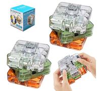 HuaMuDM 2 pezzi puzzle 3D labirinto cubo magico 3D con sfere rotanti, grande labirinto 3D, giocattolo per l'allenamento del cervello per alleviare lo stress, per scuole, feste, riunioni di famiglia