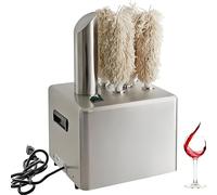 HuanEssentric Essiccatore Elettrico per Vetreria con Riscaldamento,Include Spazzole per Asciugatura Rapida E Lucentezza per Bar,Hotel E Ristoranti 5heads