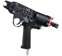 HuanEssentric Kit Pinze Pneumatiche Anelli Maiale,Pistola Pneumatica Anelli Maiale,Cucitrice for Anelli Maiale,Pinza Automatica per Anelli Maiale per Professionisti E Principianti SC7E