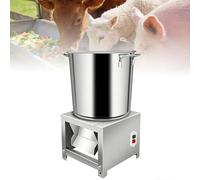 HuanEssentric Robot Cucina Commerciale,Tritatutto Allevamento con Ampia Porta Alimentazione,Grattugia E Tagliaverdure in Acciaio Inox,Ideale per Verdure,Cereali,Alimentazione Bovini,Suini 1500W