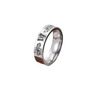 HUANGBONIG Anello da donna europeo e americano fresco e dolce icona animale per il tempo libero pop anello, No.8