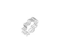HUANGBONIG Anello irregolare onda pura coreano squisito -J0589