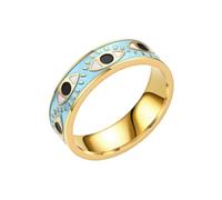 HUANGBONIG Anello per collirio hip-hop creativo da donna in Europa e Stati Uniti., No.8