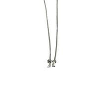 HUANGBONIG Design amore parola arco accessori, collana creativa delle signore della clavicola