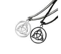 HUANGBONIG Pendente squisito della trinità dell'acciaio inossidabile personalizzato degli uomini europei e americani, Metallo