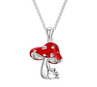 HUANGBONIG Signore fresco e bello cartone animato squisito fungo creativo personalità pendente -HZS00105N