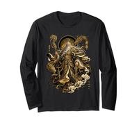 Huangdi Imperatore Giallo Drago Cinese Mitologia Maglia a Manica