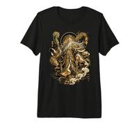 Huangdi Imperatore Giallo Drago Cinese Mitologia Maglietta Premium