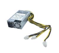 HUANGING Alimentatore 1U 200/300/400/500W Flexs ATXs PSU con cavo fisso e connettori PCIe a 6 pin per un uso efficiente dell'energia