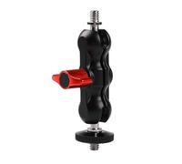 HUANGING Ballhead Arm Super Camera Morsetto Mount Doppio Adattatore Testa A Sfera 1/4 & 3/8 Foro Filettatura per DSLR Camera LCD