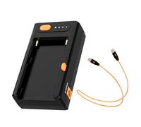 HUANGING Batteria ricaricabile NPF550 adattatore di ricarica per monitor F570 F770 F960 F970 FM50 F330, fotocamera, apparecchi di illuminazione
