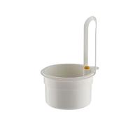 HUANGING Cestello portaoggetti per lavello ad asciugatura rapida, con chiusura, manico lungo e spazio multifunzionale per riporre utensili da cucina