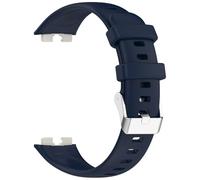 HUANGING Cinturino da polso in silicone traspirante a prova di sudore indossabile per la fascia 9/8 a sgancio rapido cintura morbida comfort unisex, as the pic show, Silicone