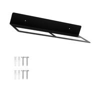 HUANGING Doppio set di mensole per attrezzi da parete, compatte all'ora, efficiente, per esercizi, installazione con fori in ferro resistente, tipo I, scaffale in metallo