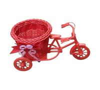 HUANGING Fioriera decorativa resistente alle intemperie dei cestini della bici del rattan di durevolezza per la decorazione domestica dei giardini