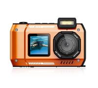 HUANGING Macchina fotografica impermeabile del pixel 6500W con la macchina fotografica automatica di messa a fuoco di valutazione di 10xZoom IP68 per la fotografia subacquea fino a 10Meters