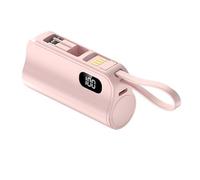 HUANGING Piccolo 5000mAh con costruito in stand e cavo USB 10W per On The Go Convenienza