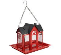 HUANGING Porti d'alimentazione all'aperto della costruzione del metallo dell'alimentatore dell'uccello della prova degli scoiattoli resistenti alle intemperie per i fringuelli