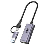HUANGING Scheda di acquisizione video USB 3.0 per 4K60Hz HDTV Input Sound PC Gaming Streaming e conferenze