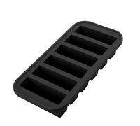 HUANGING Set di 2 stampi in silicone a prova di perdite con coperchio, ideali per feste e cucina, convenienza riciclabile in silicone ghiaccio