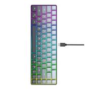 HUANGING Tastiere Meccaniche Senza Fili Interruttori di Lineari Sostituibili Caldo RGBs Accensione Laterale 8000mAh Batteria Ricaricabile