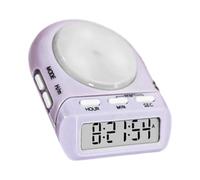 HUANGING Timer digitale con pulsante grande con notifica luminosa silenziosa, adatto per casa, scuola e cucina professionale