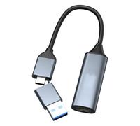 HUANGING Video Grabber di USB C 4K che cattura la trasmissione bassa di latenza della carta per l'insegnamento online e la videoconferenza