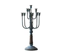 Huangj-0527 Centrotavola Ornamenti in Ferro Vecchio candeliere Vintage Puntelli for Cena Romantica a lume di Candela Decorazione Domestica Portacandele a più Teste Portacandele