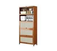 Huangj-0527 Ripostiglio per stoviglie 5-tier Tall Kitchen Sideboard with Storage Compartments for Coffee and Tea 172cm High