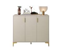 Huangj-0527 Stretto Mobiletto portaoggetti bianco dal design semplice e moderno for ingresso corridoio, mobiletto portascarpe, 90 cm ad alta capacità