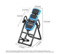 Huangj-0527 Tavola di inversione Macchina invertita, barella Lombare ausiliaria Multifunzionale, Attrezzatura for Il Fitness, Tavolo di inversione Inversionsliege(Blue)